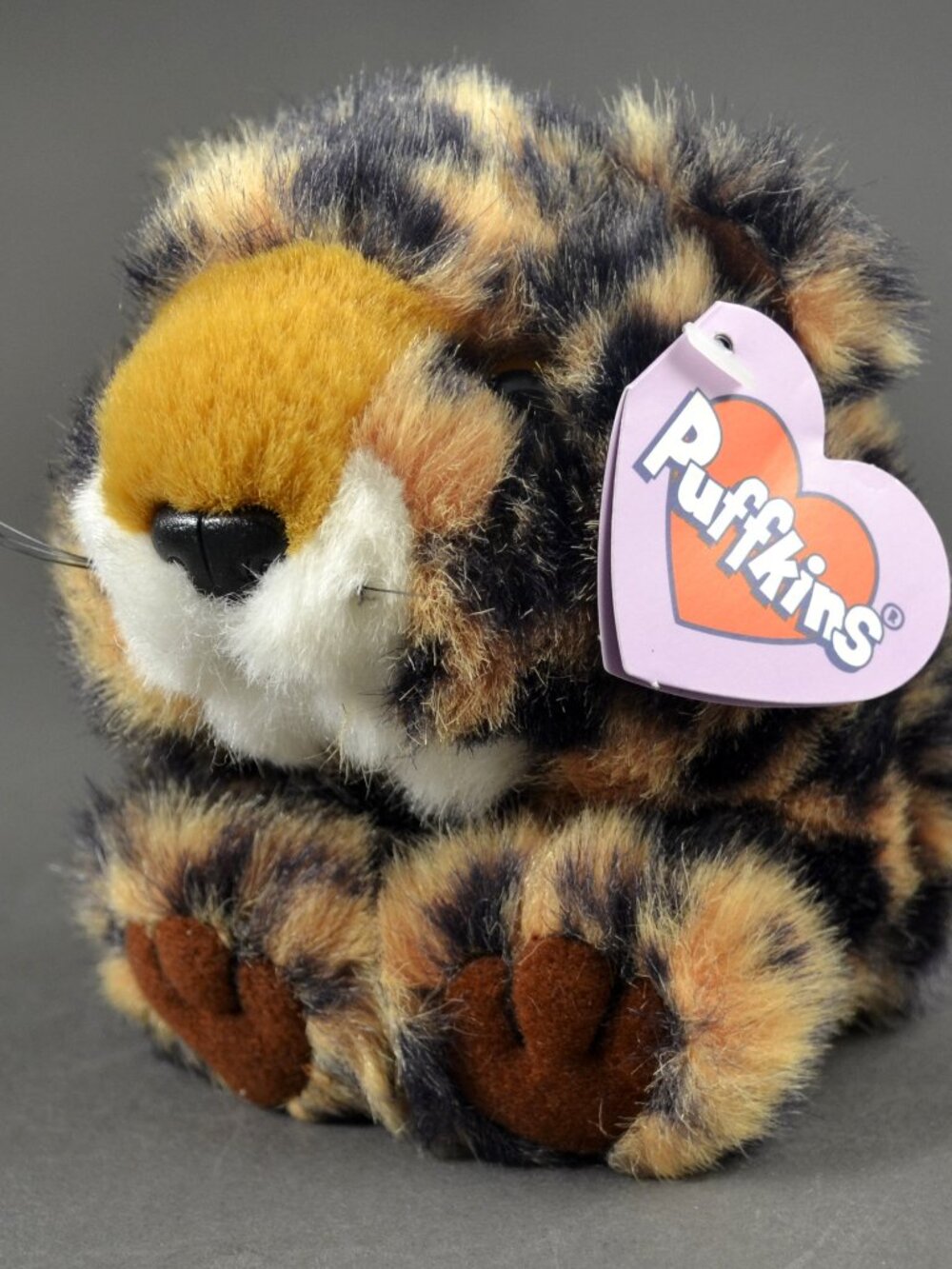 Lenny the Leopard Puffkins by Swibco Style 6676 Bean Bag Plush
